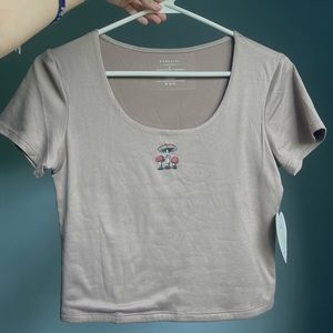Mushroom Crop Top